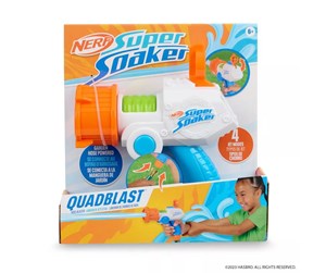 Vannlek - NERF QUADBLAST SMALL HOSE BLASTER - 7319