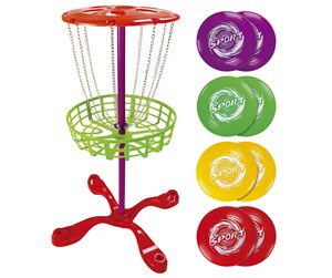 Utendørsleker - Happy Summer UTESPILL - HAPPY SUMMER DISC GOLF SET - 303311