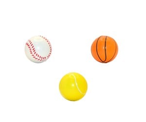 Utendørsleker - Happy Summer BALL - HAPPY SUMMER -  6CM 4-PK - 303303