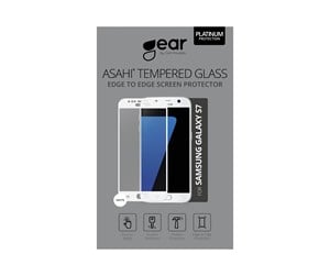 Mobil - Beskyttelsesglass - GEAR Glass Protector 3D 5.1" Samsung S7 Full Fit White - 661027