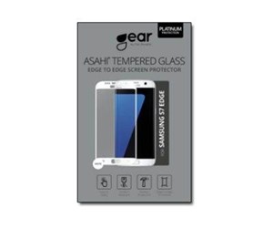 Mobil - Beskyttelsesglass - GEAR Glass Protector 3D 5.1" Samsung S7 Edge Full Fit White - 661029