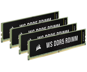 RAM - Corsair WS DDR5-5600 - 64GB - CL40 - Quad Channel (4 pcs) - Intel XMP - Grønn - CMA64GX5M4B5600C40