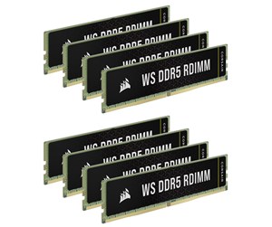 RAM - Corsair WS DDR5-5600 - 256GB - CL40 - Octa Channel (8 pcs) - Intel XMP - Grønn - CMA256GX5M8B5600C40