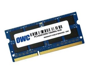 RAM - OWC Other World Computing - DDR3 - module - 8 GB - SO-DIMM 204-pin - 1066 MHz / PC3-8500 - unbuffered - OWC8566DDR3S8GB