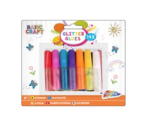 Hobbyartikler - Creative Craft Group Glitter Glue 14 Tubes - 100002