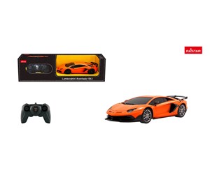 Leketøysbil - RASTAR R/C  AVENTADOR 1:24 LENGDE 19 CM - 96100