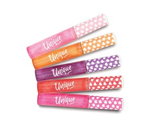 Kreative leker - Unique Boutique UNIQUE BOUTIQUE LIPGLOSS SET - 31515137