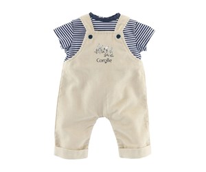 Dukker, Bamser & Utstyr - Corolle Mon Premier Poupon Dungarees Ecru and T-shirt 30cm - 9000110950