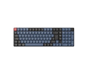 Tastatur - Keychron K17 Pro QMK/VIA Wireless Low Profile Gateron Red Hot Swap - Tastatur - Nordisk - Svart *DEMO* - K17P-H1