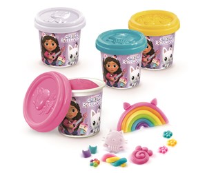 Små gaver til barn - Gabby's Dollhouse Modellervoks 4-Pack - 111001