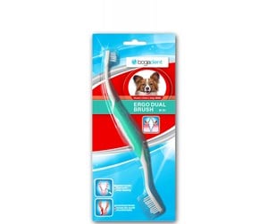 Hund - Bogar BogaDent - Ergo Dual Brush Dog Mini 1pc - (Ubo0719) - UBO0719