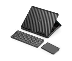 Tastatur - Logitech Casa Pop-Up Desk - Tastatur & Touchpad sett - Grå - 920-011239