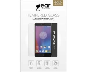 Mobil - Beskyttelsesglass - GEAR Glass Protector 5" Lenovo K6 - 661036