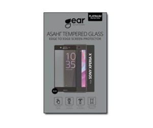 Mobil - Beskyttelsesglass - GEAR Glass Protector Asahi 5" Xperia X Full Fit Black - 661037