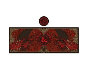 Musematte & Tilbehør  - FaNaTtik Dungeons & Dragons Desk Pad & Coaster Set - HAS-DUN23