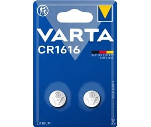 Batteri - VARTA CR1616 Lithium Coin 2 Pack - 6616101402