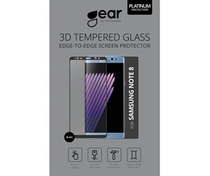 Mobil - Beskyttelsesglass - GEAR Glass Protector 3D Samsung Note 8 - 661074