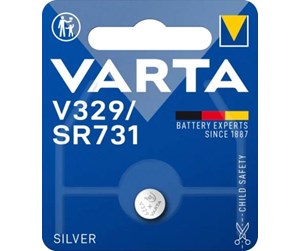 Batteri - VARTA V329/SR731 Silver Coin 1 Pack - 329101401