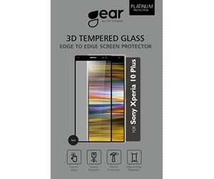 Mobil - Beskyttelsesglass - GEAR Glass Protector 3D Full Cover Black Sony Xperia 10 Plus - 661138