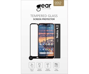 Mobil - Beskyttelsesglass - GEAR Glass Protector 2.5D Full Cover Nokia 4.2 - 661153