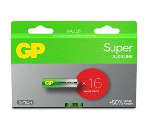 Batteri - GP Battery Super Alkaline AA/LR6 16-pack - GPPCA15AS636