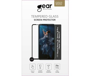 Mobil - Beskyttelsesglass - GEAR Glass Protector 2.5D Full Cover Huawei Honor 20 pro 2019 - 661165