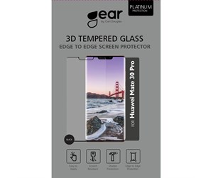 Mobil - Beskyttelsesglass - GEAR Glass Protector 3D Full Cover Black Huawei Mate 30 Lite - 661167