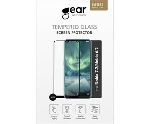 Mobil - Beskyttelsesglass - GEAR Glass Protector 2.5D Full Cover Nokia 7.2 - 661171