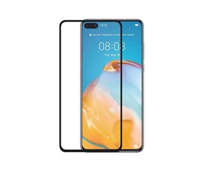 Mobil - Beskyttelsesglass - GEAR Glas Protector 3D Full Cover Black Huawei P40 - 661184