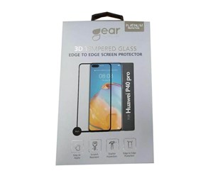 Mobil - Beskyttelsesglass - GEAR Glas Protector 2.5D Full Cover Huawei P40 Pro - 661185