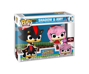 Reklameartikler - Funko! - POP 2PK Excl Sonic Shadow & Amy Rose - Figur - 76789