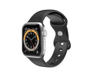 Smartklokke - Tilbehør - CELLY WBANDSIL - Apple Watch Band 42/44/45mm - Black - WBANDSIL44BK