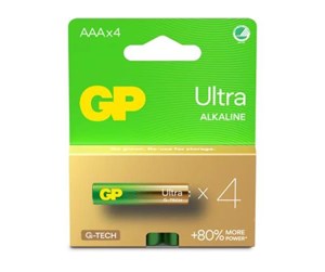 Batteri - GP Battery Ultra Alkaline AAA/LR03 4-pack - 151432