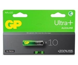 Batteri - GP Battery Ultra Plus Alkaline  AA/LR6 10-pack - GPPCA15UP196