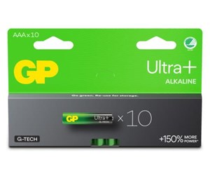 Batteri - GP Battery Ultra Plus Alkaline AAA 10-pack - GPPCA24UP174