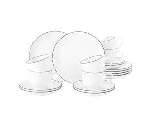 Servering & Servise - Seltmann Lido Black Line coffee service 18 parts - 001.737147