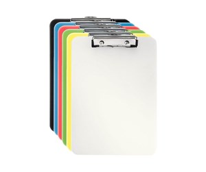 Arkivering & Oppbevaring - Esselte Vivida - clipboard - for A4 - capacity: 80 sheets - translucent assorted - 624054