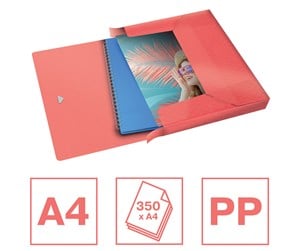 Arkivering & Oppbevaring - Esselte  Colour'Breeze Extra Capacity Box File Coral - 628451