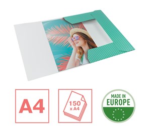 Arkivering & Oppbevaring - Esselte  Colour'Breeze Card 3-Flap Folder Green - 628493