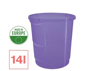 Skrivebordstilbehør - Esselte  Colour'Breeze Waste Paper Bin Lavender - 628462