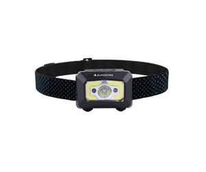 Lommelykter  - Superfire Headlight with non-contact switch  X30 340lm USB - X30