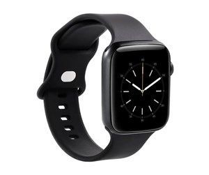 Smartklokke - Tilbehør - GEAR Watch Band Silicone BLACK Apple Watch 38/40/41mm - 663354