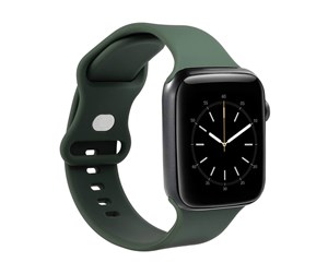 Smartklokke - Tilbehør - GEAR Watch Band Silicone OLIVE GREEN Apple Watch 38/40/41mm - 663356