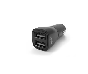 Mobil - Adaptere og ladere - GEAR Charger 12/24V 2xUSB-A 3.4A Black - 665082