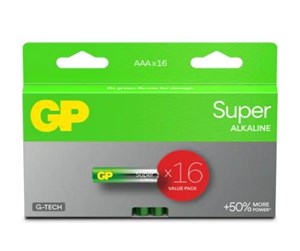 Batteri - GP Battery Super Alkaline AAA/LR03 16-pack - GPPCA24AS565