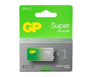 Batteri - GP Battery Super Alkaline 9V/6LF22 1-pack - 151426