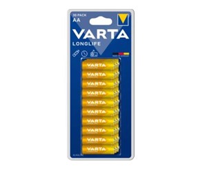 Batteri - VARTA Longlife AA Blister 30-pack - 4106101630