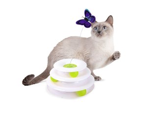 Katt - AFP All For Paws - Cat Toy Interactive Tower Of Butterfly 25X25X14Cm - (787.7560) - 787.7560