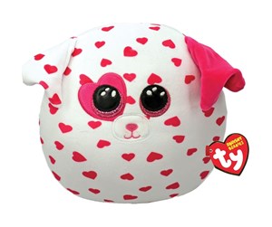 Dukker, Bamser & Utstyr - Ty Squishaboo Valentines 2024 Beau Dog - 0008421392704