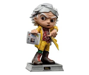 Reklameartikler - Iron Studios - MiniCo - Back To The Future: Doc Brown 15 cm - Figur - 0618231951185